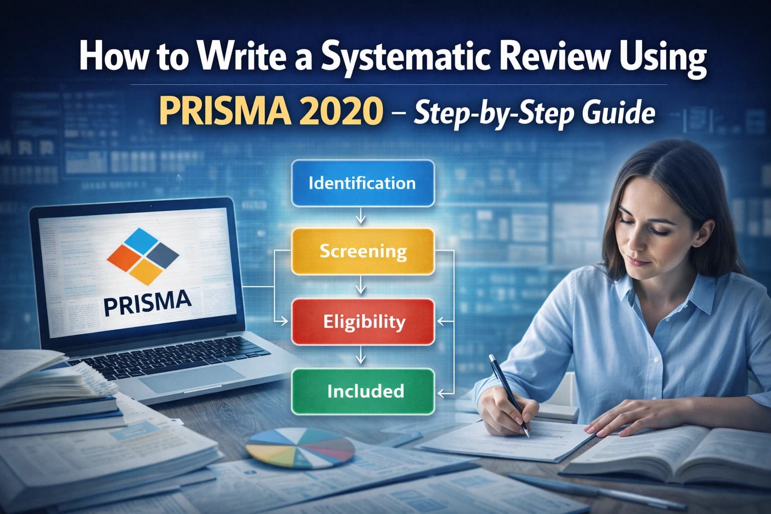 Publication trends chart showing growth in systematic review publications